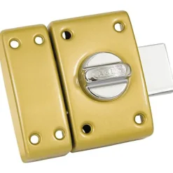Verrou à bouton avec cylindre ø23 mm / 60 mm Abus