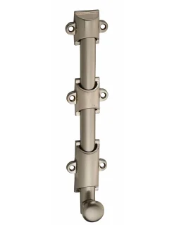 Verrou à plaquer pour fenêtre, à coulisse, 200mm, nickel satin - THIRARD