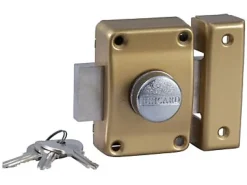 Verrou Alpha bouton 45mm menuiserie métal