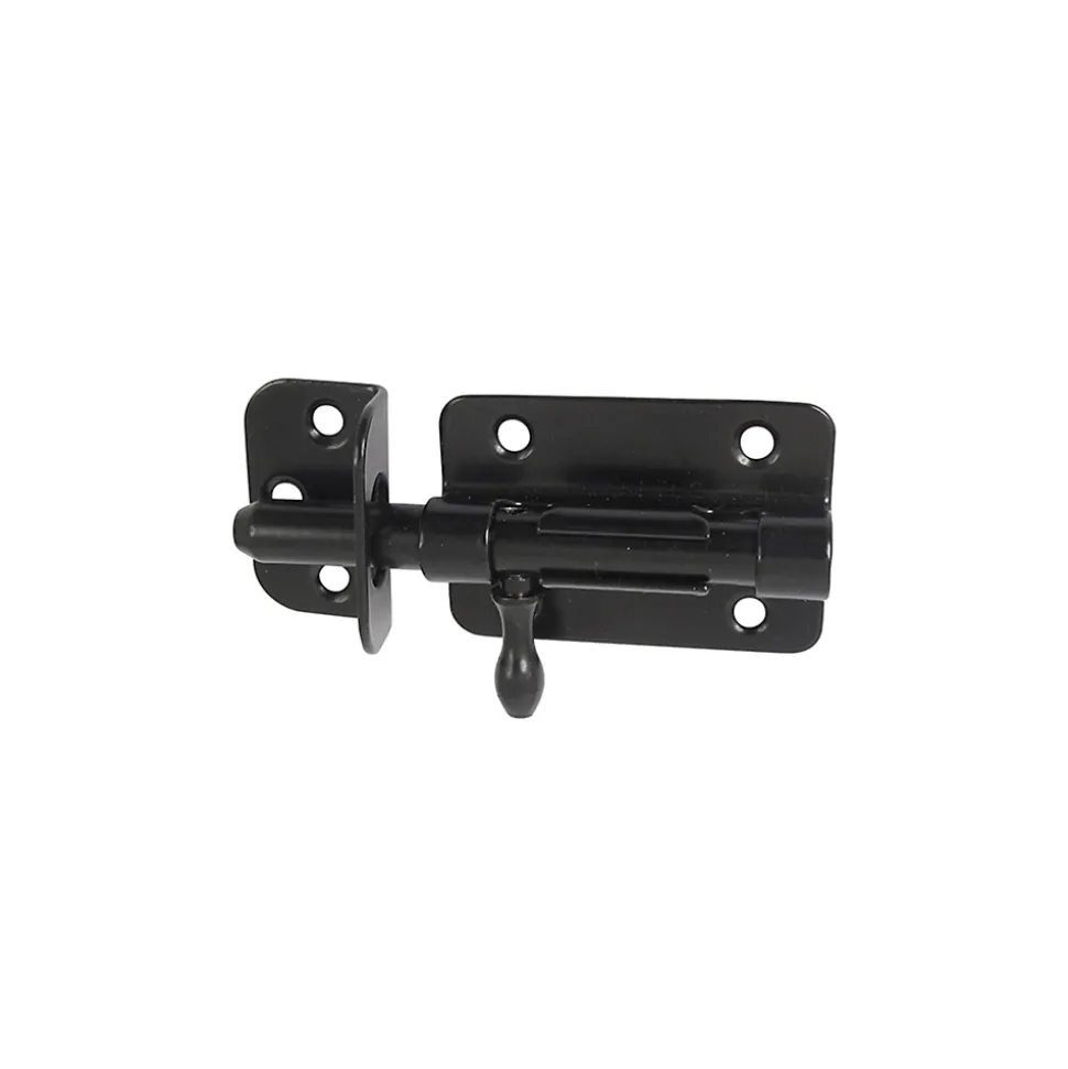Verrou de box Afbat porte de cadenas noir ø12 mm