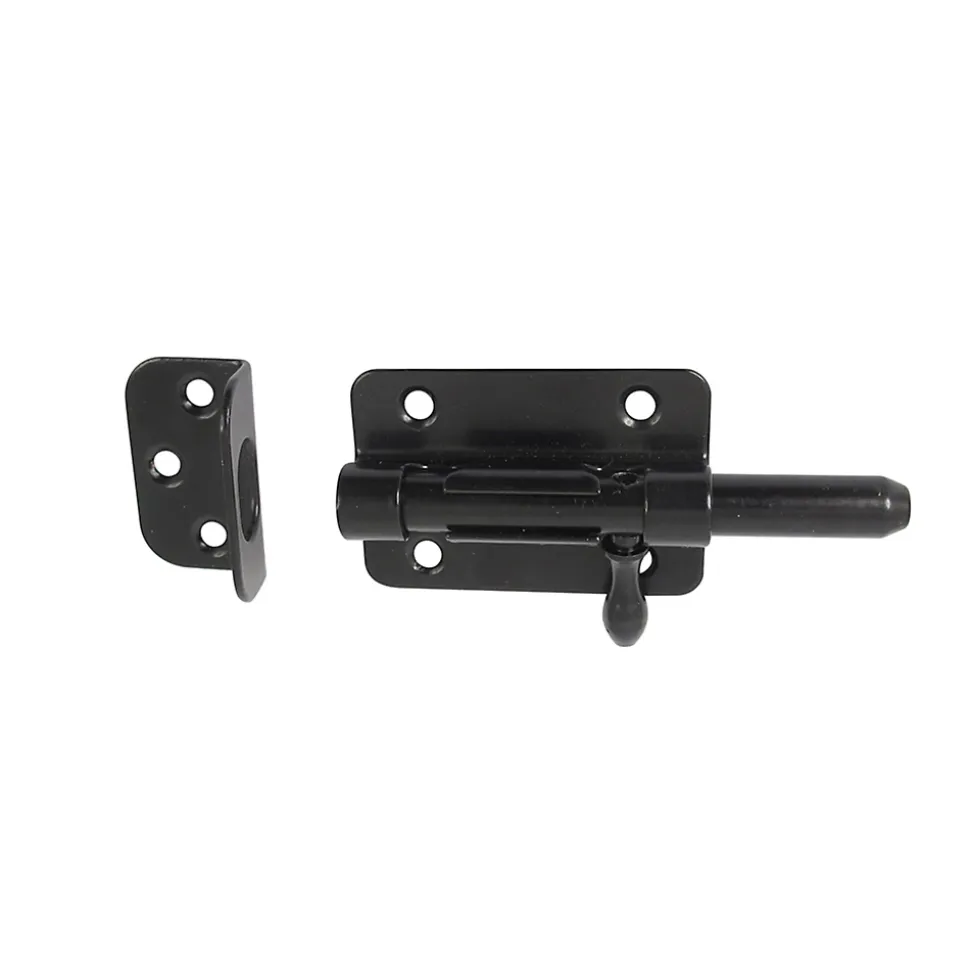Verrou de box Afbat porte de cadenas noir ø12 mm