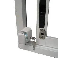 Verrou de fenêtre Abus blanc en saillie
