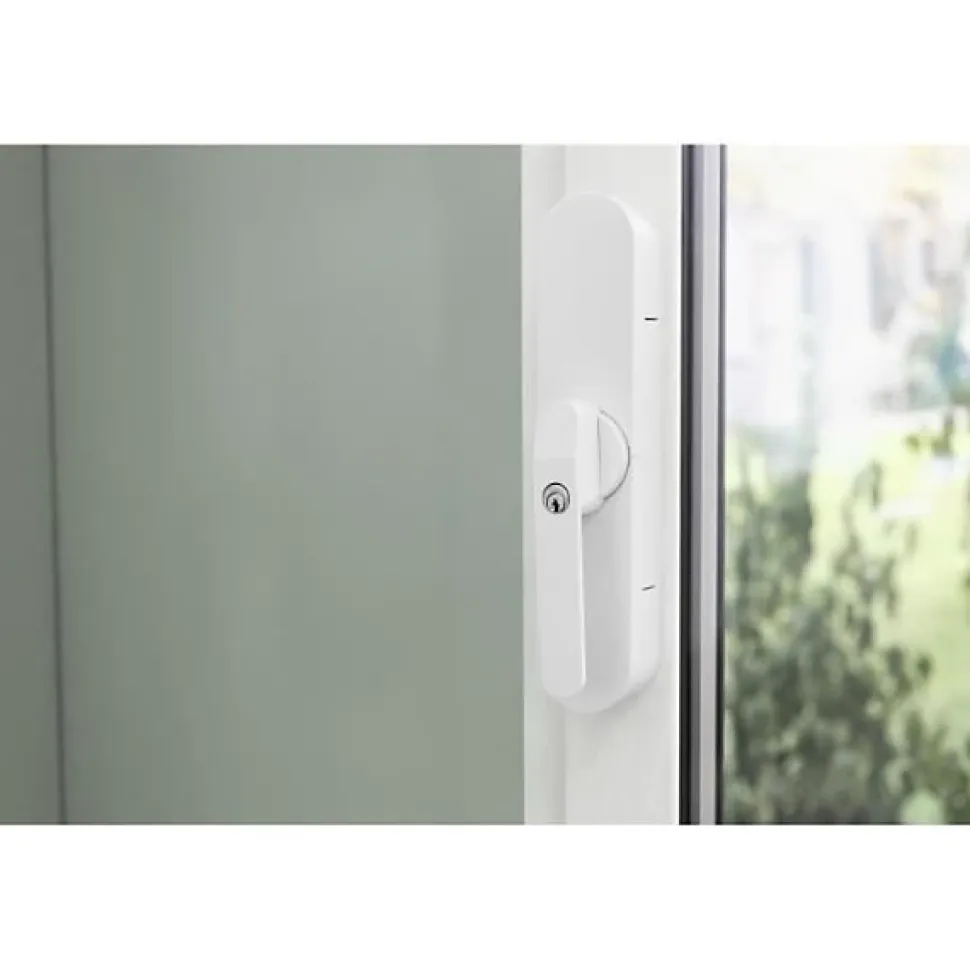 Verrou de sécurité porte de terrasse - ABUS - WINTECTO One FCA4100 W - Technologie SmartX™, capteur d'alarme 3D, contrôle v