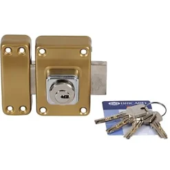Verrou double entrée ø26 mm L. 45mm Bricard