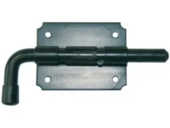Verrou pistolet ø12 mm - acier zingué blanc