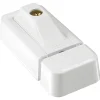 Verrou pour fenêtre Abus blanc avec cales pour fixation de la gâche inclus