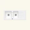 Vidage automatique 2 bacs CUIPD243 pour évier Villeroy & Boch ARCHITECTURA - Siphon gain de place