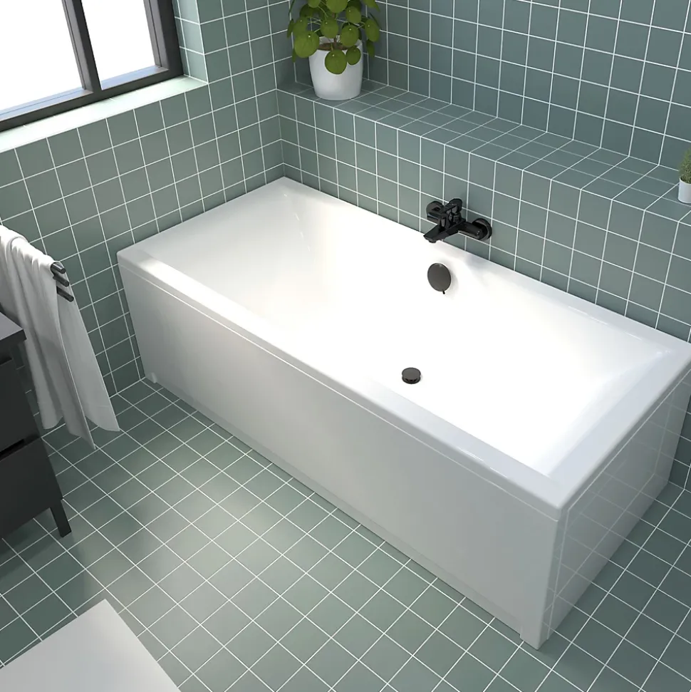 Vidage de baignoire automatique à câble sortie orientable à 360° Valentin finition noire