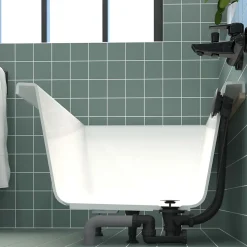 Vidage de baignoire automatique à câble sortie orientable à 360° Valentin finition noire