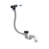 Vidage pour baignoire VILLEROY & BOCH Loop & Friends semi-îlot bonde blanche et trop-plein chromé