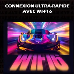 Vidéoprojecteur Android 13.0 FULL HD Design rétro pliable + Mini mur d'enceinte 20W bluetooth modulable 4-EN-1