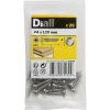 Vis à bois à tête cylindrique en acier inoxydable A4 pozidriv 4X20 mm - 20 pièces