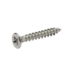 Vis à bois en acier inoxydable A2 pozidriv 3.5x25 mm - 20 pièces