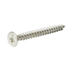 Vis à bois en acier inoxydable A2 pozidriv 6x80 mm - 200 pièces
