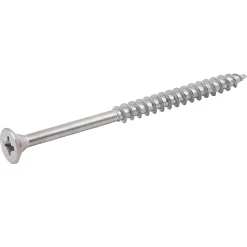 Vis à bois en acier inoxydable A2 pozidriv 6x100 mm - 20 pièces