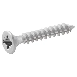 Vis à bois en acier inoxydable A2 pozidriv 5x40 mm - 200 pièces