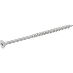 Vis à bois en acier inoxydable A2 pozidriv 6x120 mm - 20 pièces