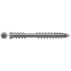 Vis À Bois Pour Terrasse Tête Cylindrique Filetage De Fixation T-star Plus T25 Inox A2 (180 Pcs)- Spax