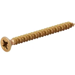 Vis à bois Turbodrive Premium pozidriv zinguée jaune 3.5x40 mm - 100 pièces