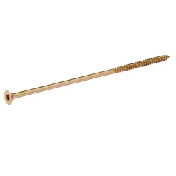 Vis à bois Turbodrive Premium torx zinguée jaune 6x180 mm - 100 pièces
