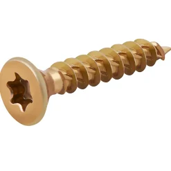 Vis à bois Turbodrive Premium torx zinguée jaune 3.5x20 mm - 100 pièces