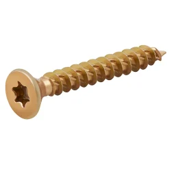 Vis à bois Turbodrive Premium torx zinguée jaune 3.5x25 mm - 100 pièces