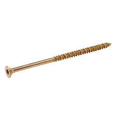 Vis à bois Turbodrive Premium torx zinguée jaune 6x120 mm - 100 pièces
