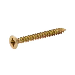 Vis à bois Turbodrive Premium pozidriv zinguée jaune 6x60 mm - 20 pièces
