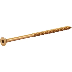 Vis à bois Turbodrive Premium torx zinguée jaune 5x100 mm - 100 pièces