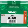 Vis à bois Wirox Spax torx A9J 4x40mm - 500 pièces