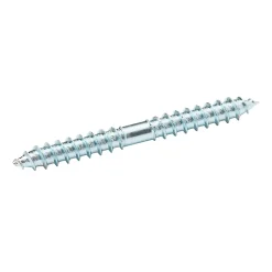 Vis à double filetage (bois/bois) 5x50 zingués mm - 5 pièces