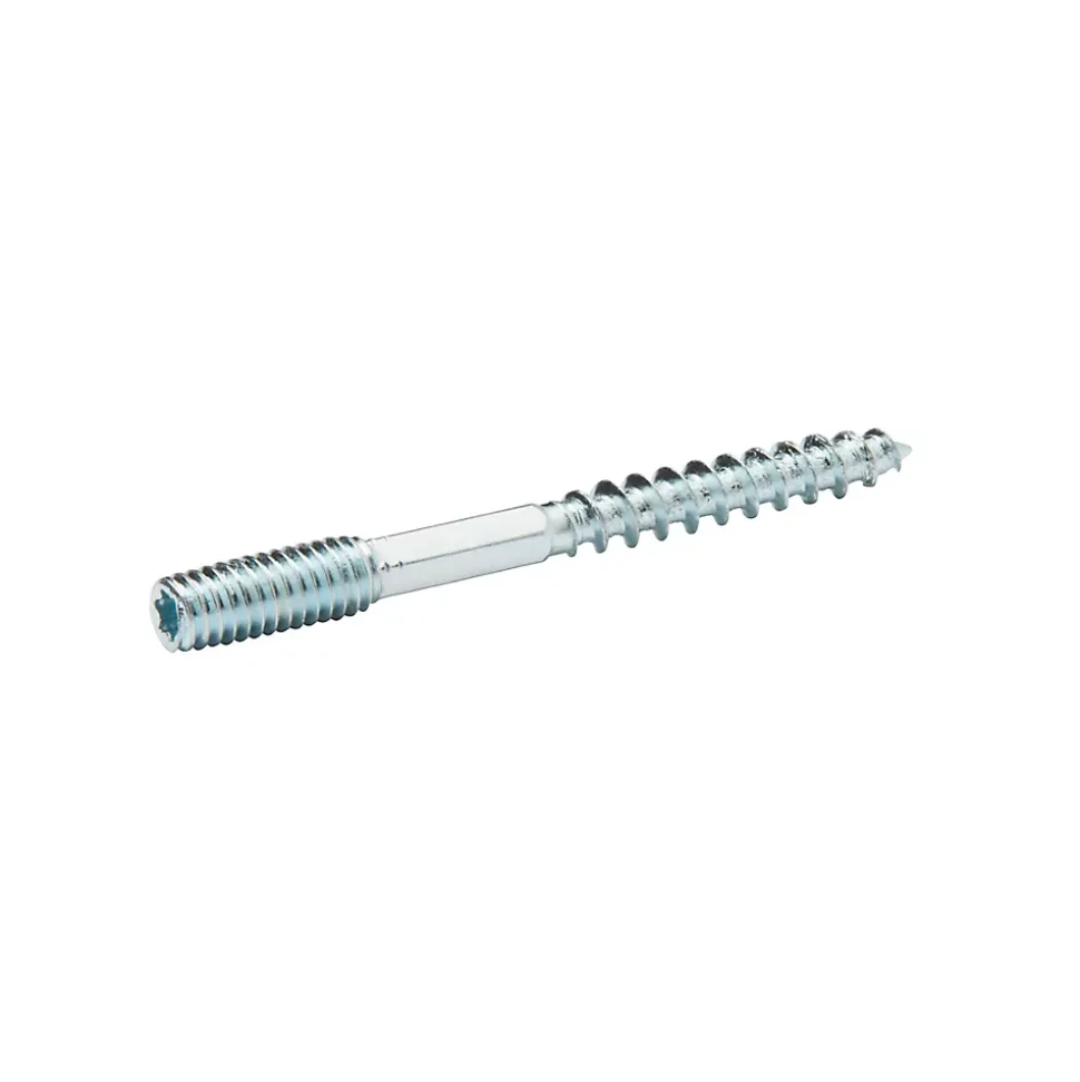 Vis à double filetage (métal/bois) 4x40 zingués mm - 5 pièces