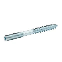 Vis à double filetage (métal/bois) 5x50 zingués mm - 5 pièces