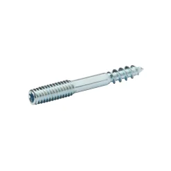 Vis à double filetage (métal/bois) 4x30 zingués mm - 5 pièces