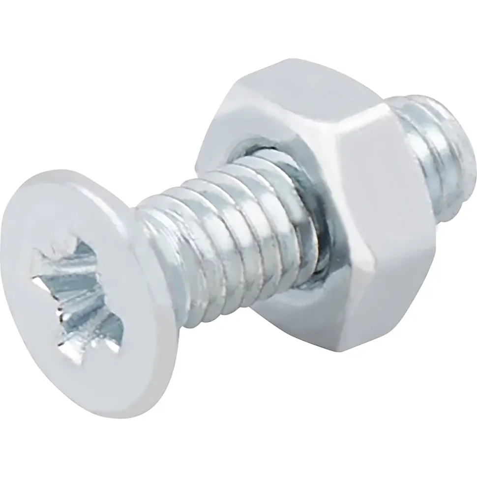 Vis à métaux en acier zingué 3 x 10 mm - 20 pièces