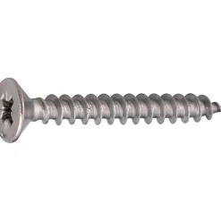 Vis agglo - Acton - Tête fraisée - PZ - Inox A2 - 6 x 40 mm - Boîte de 100