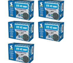 Vis Auto Perceuse 45 mm Semin - Fixation des Plaques de Plâtre sur l'Ossature - Intérieur - Boîte de 1000 Pièces (Lot de 5000)