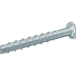 Vis béton - Fischer - Tête cylindrique - Acier électrozingué - 6 x 40/5 - Boîte de 100