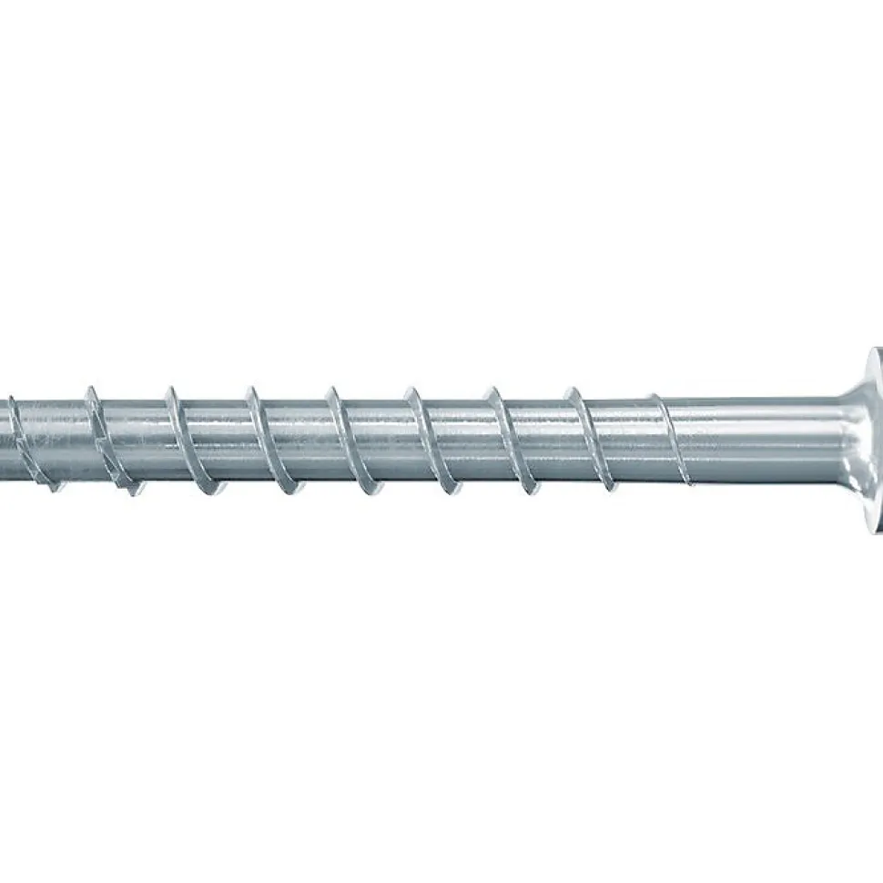 Vis béton - Fischer - Tête cylindrique - Acier électrozingué - 6 x 40/5 - Boîte de 100