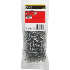 Vis de bardage en acier inoxydable A2, 4,5x45 mm - 50 pièces