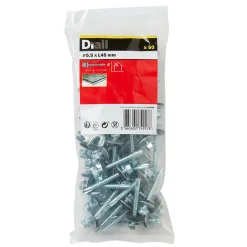 Vis de bardage zinguée 5,5x45 mm - 50 pièces