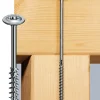 Vis de charpente tête ronde Spax Wirox 8 x 160 mm filetage partiel - 50 pièces