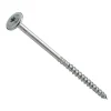 Vis de construction bois Klimas à tête large Torx zinguées blanches 8 x 340 mm 50 pcs