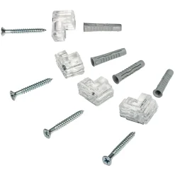 Vis de fixation pour miroir Diall, lot de 4