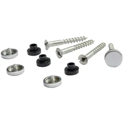 Vis fendue tête plate pour miroir Diall, lot de 4