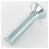 Vis métaux Tête fraisée 10X44 Filetée sur 32 Diamètre de tête: 18 Classe 6.8 Acier zingué - 10 pièces