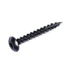 Vis penture étoile acier noir Ø 6 x 30 mm