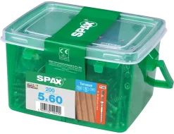 Vis terrasse tête cylindrique torx Spax 5x60 - 200 pièces