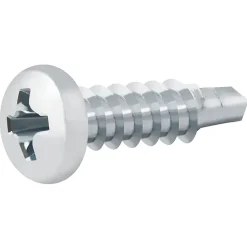 Vis zinguée autoperceuses à tête cylindrique, 4,2x16 mm - 100 pièces
