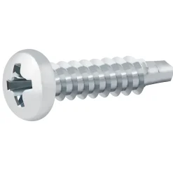 Vis zinguée autoperceuses à tête cylindrique, 4,2x19 mm - 100 pièces